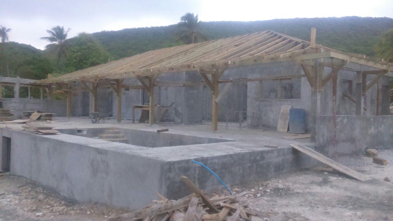 Construction de maisons, Morne-à-l'Eau